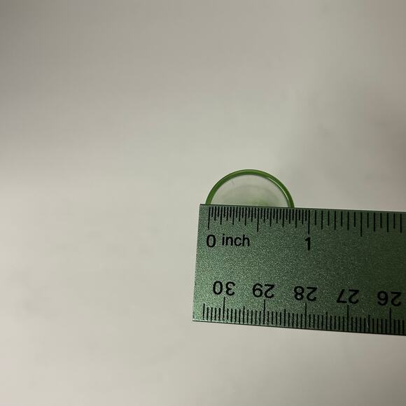 Vintage Green Glass Bullicante Bud Vase Made in Portugal - Picture 8 of 8